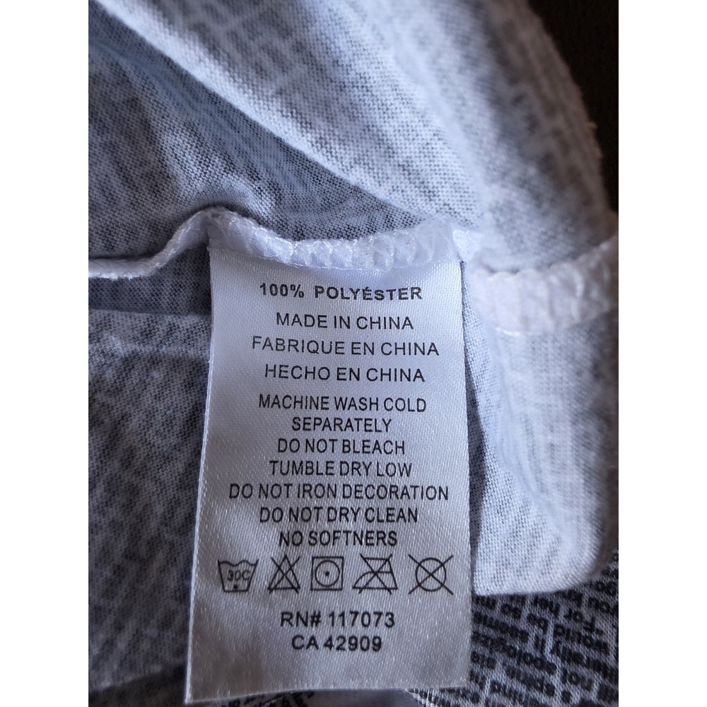 Litographs Cinder T-Shirt Womens L Grey V-Neck Short Sleeve Casual Tee Top - Picture 5 of 6